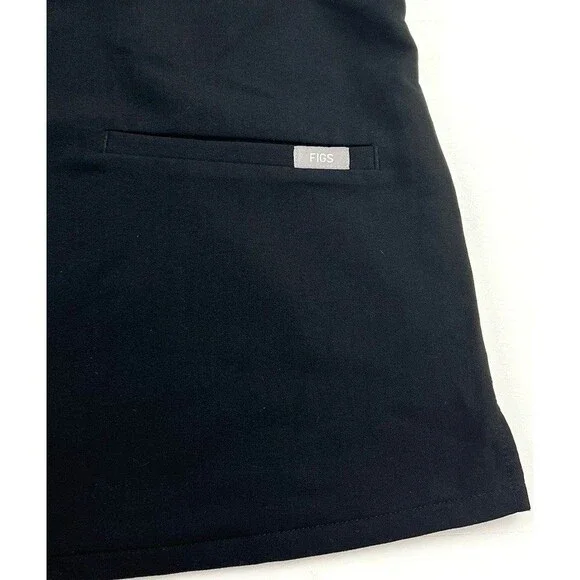 Figs Catarina Scrub Top and Kade Jogger Set Black Womens Size Small Nursing - Picture 3 of 14